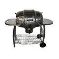Meg a Que Backyard Charcoal Stainless Steel Grill